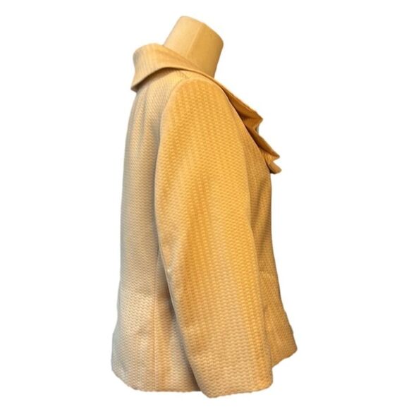 Evan-Picone Blazer Fully Lined Golden Butter 12P - Picture 4 of 9